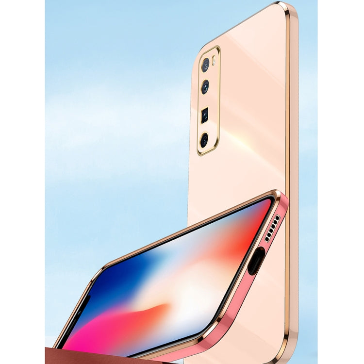 For Huawei nova 7 5G XINLI Straight Edge 6D Electroplate TPU Phone Case(Celestial Blue) - Huawei Cases by XINLI | Online Shopping South Africa | PMC TechLife | Buy Now Pay Later Mobicred