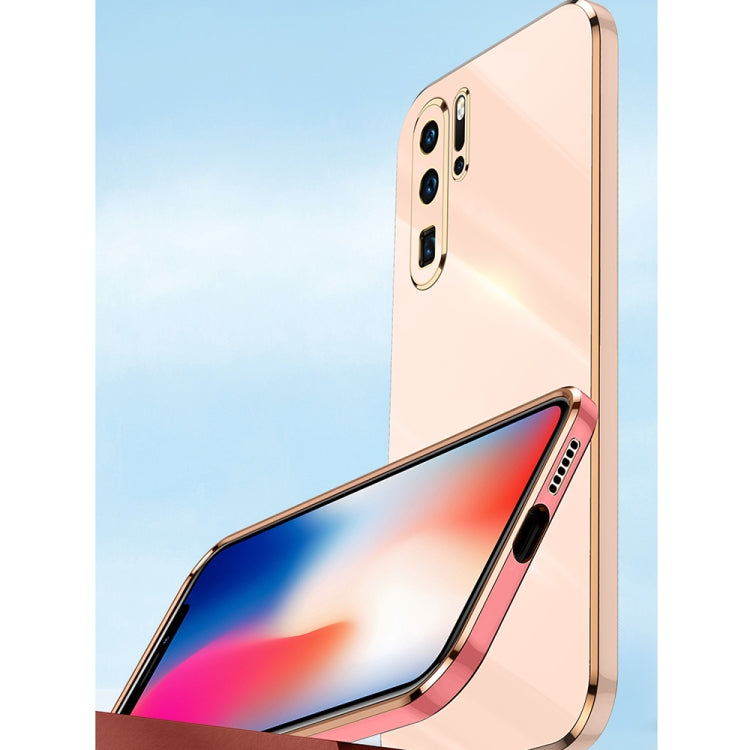 For Huawei P30 Pro XINLI Straight Edge 6D Electroplate TPU Phone Case(Cherry Purple) - Huawei Cases by XINLI | Online Shopping South Africa | PMC TechLife | Buy Now Pay Later Mobicred