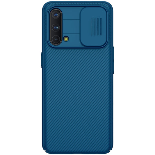 For OnePlus Nord CE 5G NILLKIN Black Mirror Series Camshield Full Coverage Dust-proof Scratch Resistant PC Case(Blue) - OnePlus Cases by NILLKIN | Online Shopping South Africa | PMC Jewellery