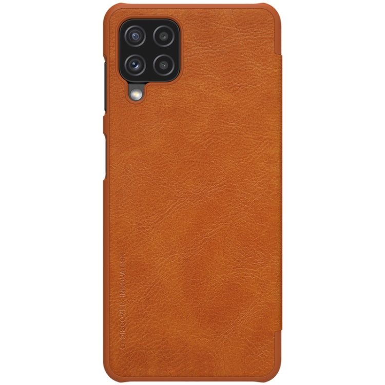 For Samsung Galaxy A22 4G LTE NILLKIN QIN Series Crazy Horse Texture Horizontal Flip Leather Case(Brown) - Galaxy Phone Cases by NILLKIN | Online Shopping South Africa | PMC Jewellery