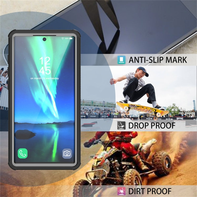 For Galaxy Note 10+ RedPepper Shockproof Scratchproof Dust-proof PC + TPU Protective Case(Black) - Galaxy Phone Cases by RedPepper | Online Shopping South Africa | PMC TechLife | Buy Now Pay Later Mobicred