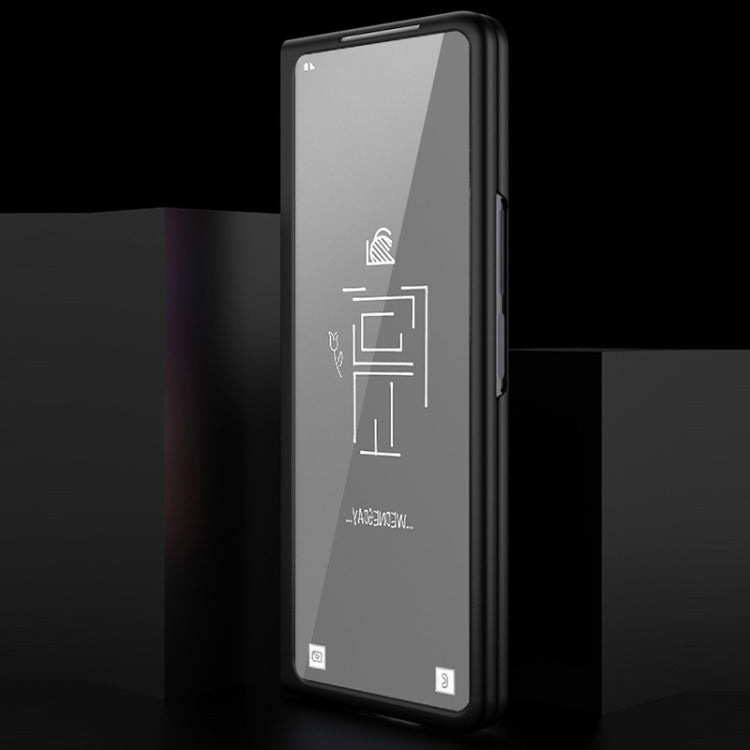 For Samsung Galaxy Z Fold3 5G GKK Ultra-thin Full Coverage Painted Protective Case(Four Bars Black) - Galaxy Phone Cases by GKK | Online Shopping South Africa | PMC TechLife | Buy Now Pay Later Mobicred