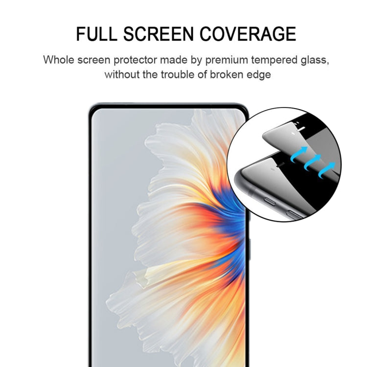 For Xiaomi Mi Mix 4 25 PCS 3D Curved Edge Full Screen Tempered Glass Film(Black) -  by PMC TechLife | Online Shopping South Africa | PMC TechLife