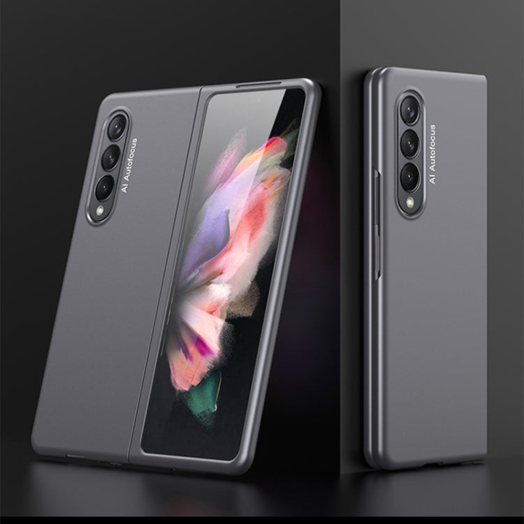 For Samsung Galaxy Z Fold3 5G GKK Ultra-thin Full Coverage PC Protective Case(Grey) - Galaxy Phone Cases by GKK | Online Shopping South Africa | PMC TechLife | Buy Now Pay Later Mobicred