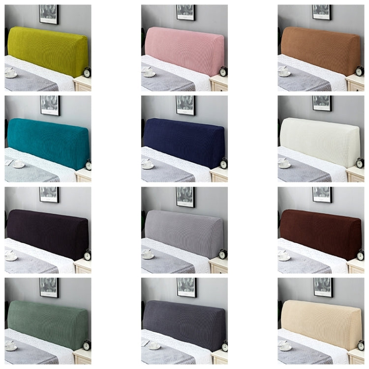 Polar Fleece Elastic Full Covered Headboard Dust Cover, Size:220cm(Green) - free shipping - PMC TechLife - Order now!