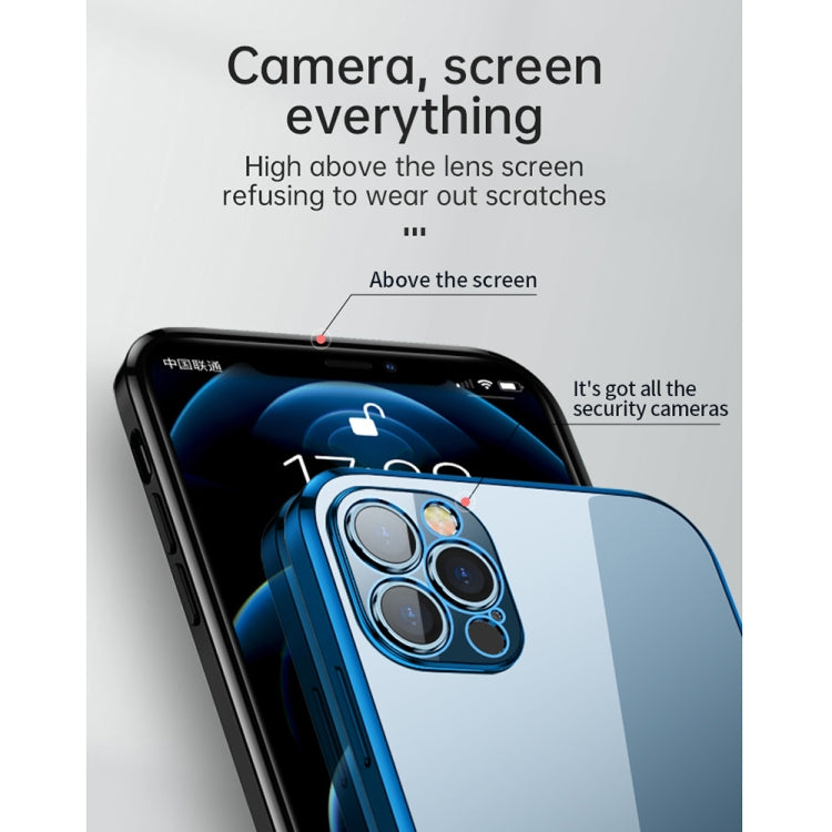 For iPhone 13 Pro Max SULADA Elastic Silicone Edge Frame + TPU All-inclusive Anti-fall Case (Blue) - iPhone 13 Pro Max Cases by SULADA | Online Shopping South Africa | PMC TechLife | Buy Now Pay Later Mobicred