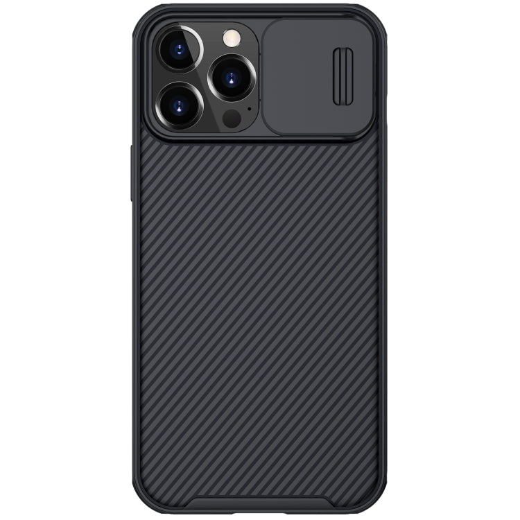 For iPhone 13 Pro NILLKIN Black Mirror Pro Series Camshield Full Coverage Dust-proof Scratch Resistant Phone Case (Black) - iPhone 13 Pro Cases by NILLKIN | Online Shopping South Africa | PMC Jewellery