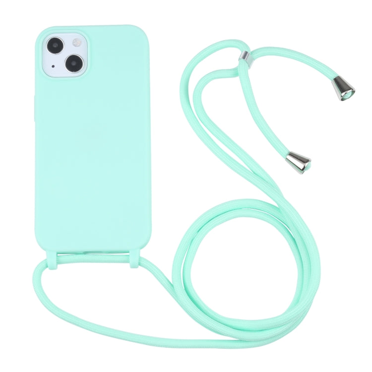 For iPhone 13 Pro Max Candy Colors TPU Protective Case with Lanyard (Mint Green) - free shipping - PMC TechLife - Order now!