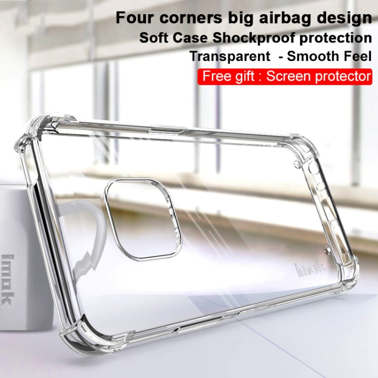 For Nokia XR20 IMAK All-inclusive Shockproof Airbag TPU Case with Screen Protector(Transparent) - Nokia Cases by imak | Online Shopping South Africa | PMC TechLife | Buy Now Pay Later Mobicred