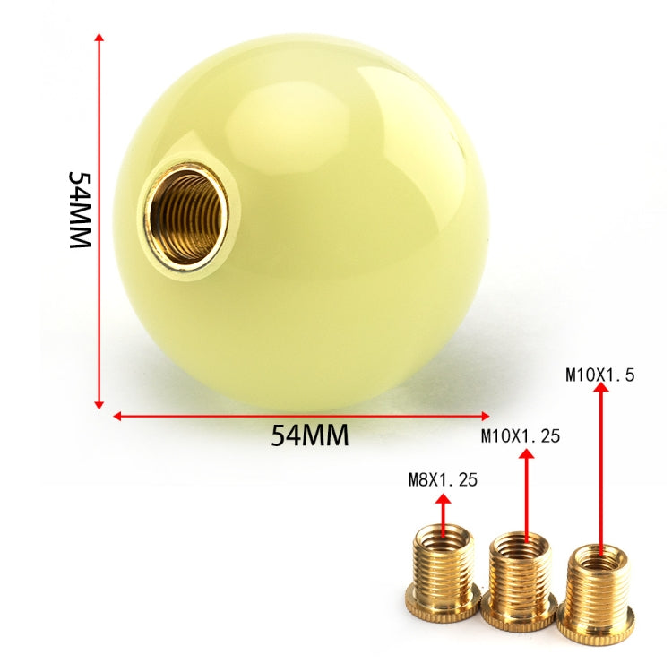 SK-1042 Universal Car Round Luminous Shift Knob with Adapters(Red) - Shift Knob by PMC TechLife | Online Shopping South Africa | PMC TechLife