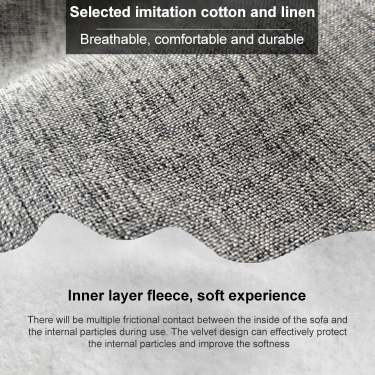 Lazy Sofa Bean Bag Chair Fabric Cover, Size:100 x 120cm(Dark Gray) - Sofa Covers & Chair Covers by PMC TechLife | Online Shopping South Africa | PMC TechLife | Buy Now Pay Later Mobicred