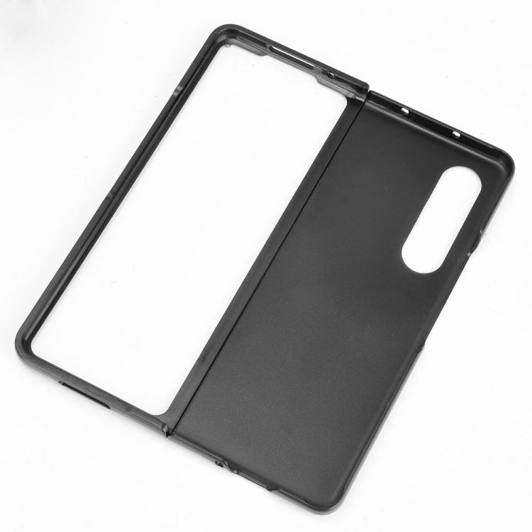 For Samsung Galaxy Z Fold3 5G Shockproof Sheep Skin PC + PU + TPU Case(Blue) - free shipping - PMC TechLife - Order now!