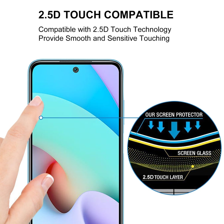 For Xiaomi Redmi 10 Full Glue Full Cover Screen Protector Tempered Glass Film - free shipping - PMC TechLife - Order now!