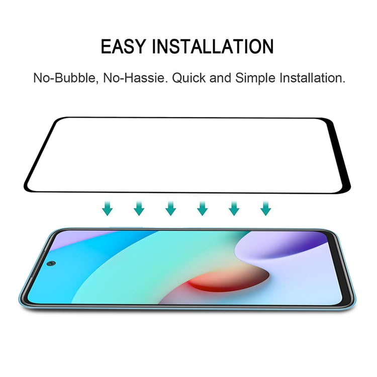 For Xiaomi Redmi 10 Full Glue Full Cover Screen Protector Tempered Glass Film - free shipping - PMC TechLife - Order now!