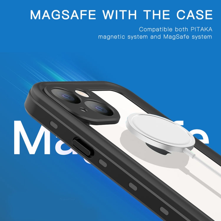 For iPhone 13 mini RedPepper Transparent Dot Shockproof Waterproof PC + TPU Protective Case (Black) - free shipping - PMC TechLife - Order now!