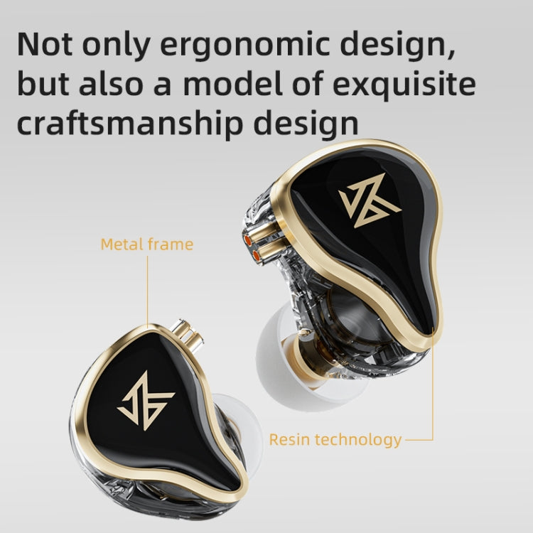 KZ ZAS 16-unit Ring Iron In-ear Wired Earphone, Mic Version(White) - free shipping - PMC TechLife - Order now!