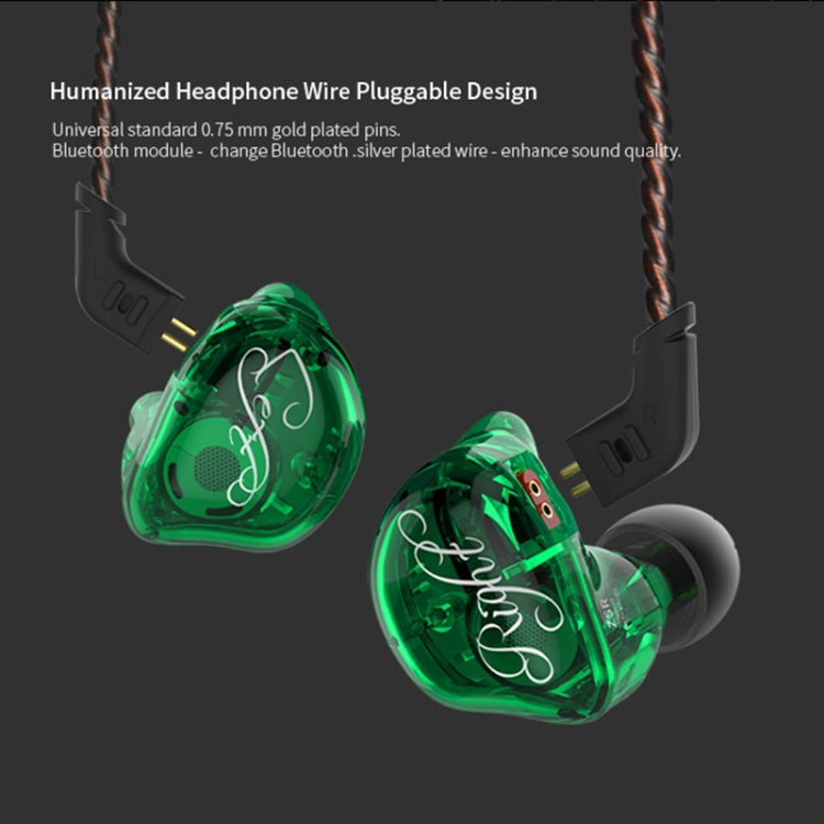 KZ ZSR 6-unit Ring Iron In-ear Wired Earphone, Mic Version(Black) - free shipping - PMC TechLife - Order now!