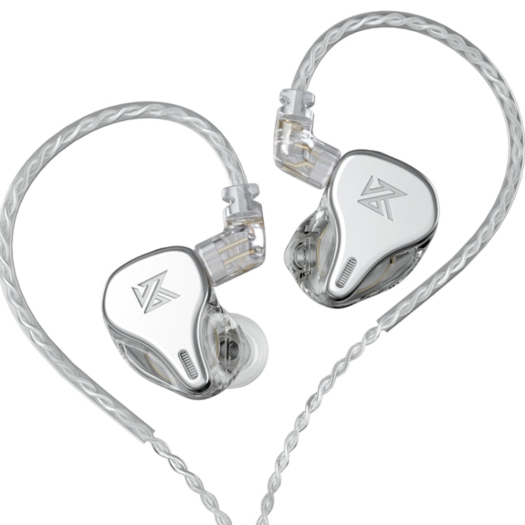 KZ DQ6 3-unit Dynamic HiFi In-Ear Wired Earphone No Mic(Silver) - free shipping - PMC TechLife - Order now!