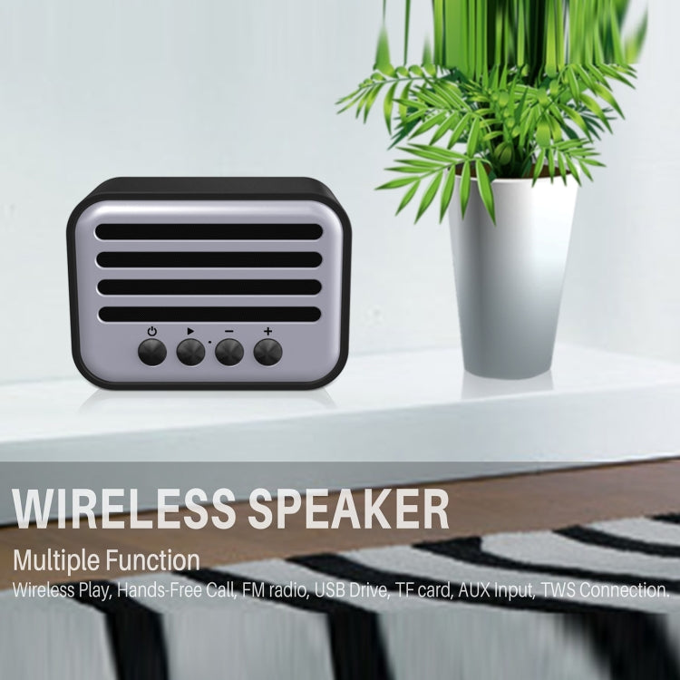New Rixing NR-102 Mini TWS Bluetooth Speaker(Light Green) - Desktop Speaker by NewRixing | Online Shopping South Africa | PMC TechLife | Buy Now Pay Later Mobicred