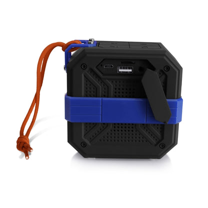 New Rixing NR-103 Mini TWS Bluetooth Speaker with Lanyard(Blue) - Desktop Speaker by NewRixing | Online Shopping South Africa | PMC Jewellery | Buy Now Pay Later Mobicred