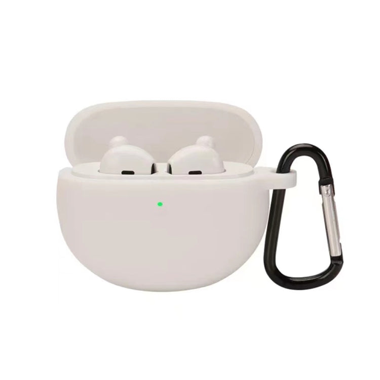 For OPPO Enco Air Anti-fall Wireless Earphone Silicone Protective Case with Hook(White) - free shipping - PMC TechLife - Order now!
