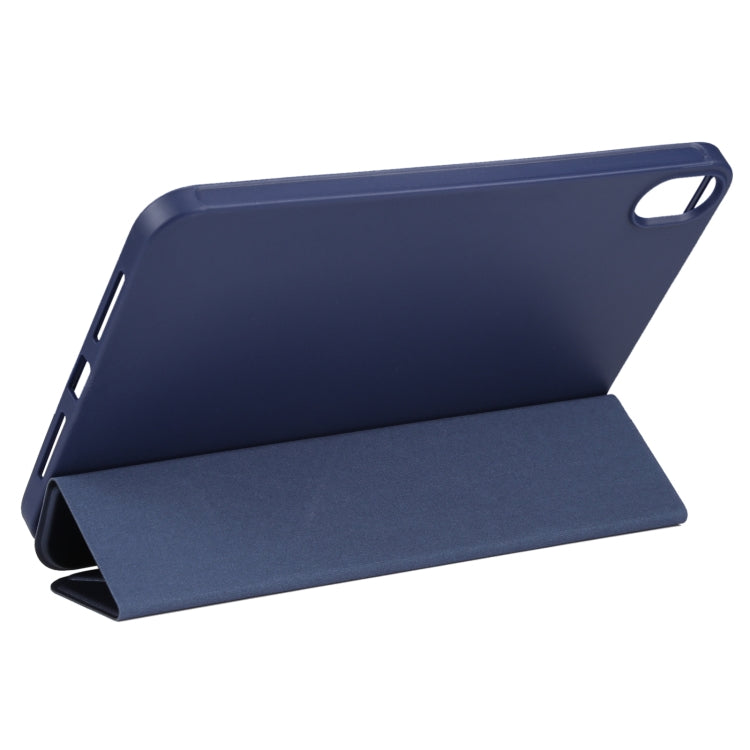 For iPad mini 6 / mini 2024 TPU Horizontal Deformation Flip Leather Tablet Case with Holder(Dark Blue) - free shipping - PMC TechLife - Order now!