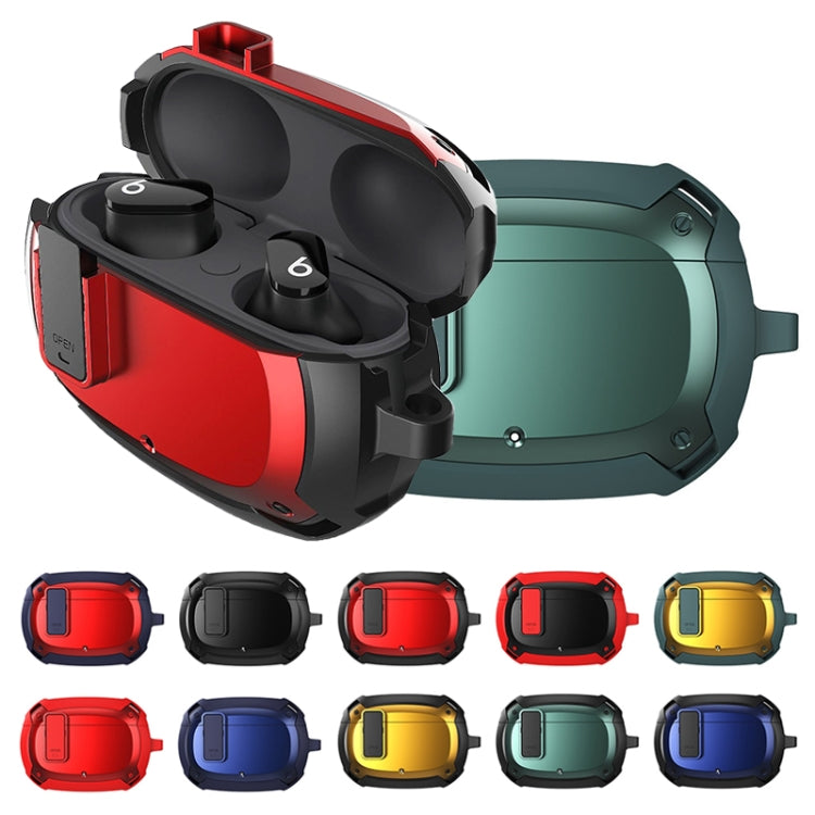 Bumblebee Armor Earphone Protective Case with Switch & Hook For Beats Studio Buds(Red) - Other Case by PMC TechLife | Online Shopping South Africa | PMC TechLife