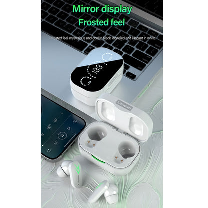 Lenovo XT82 Bluetooth 5.1 Mirror Display Gaming Wireless Bluetooth Earphone(Black) - Bluetooth Earphone by Lenovo | Online Shopping South Africa | PMC Jewellery