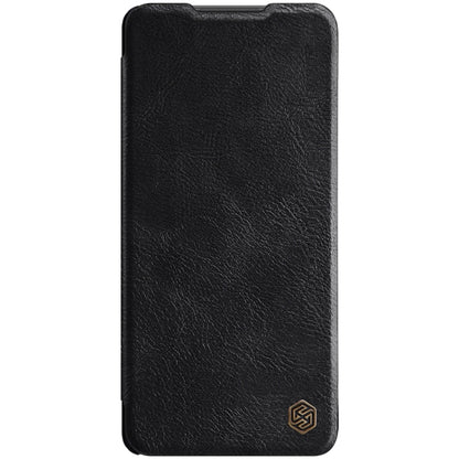 For Xiaomi Mi 11T / 11T Pro NILLKIN QIN Series Crazy Horse Texture Horizontal Flip Phone Leather Case with Card Slot(Black) - Xiaomi Cases by NILLKIN | Online Shopping South Africa | PMC Jewellery