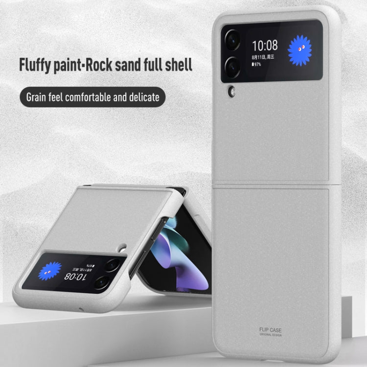 For Samsung Galaxy Z Flip3 5G Rock Sand All Inclusive Phone Case(Black) - Galaxy Phone Cases by GKK | Online Shopping South Africa | PMC TechLife | Buy Now Pay Later Mobicred