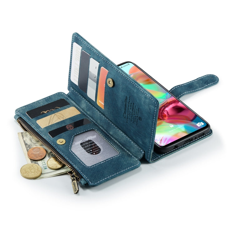 For Samsung Galaxy A71 4G CaseMe-C30 Multifunctional Horizontal Flip PU + TPU Phone Case(Blue) - Galaxy Phone Cases by CaseMe | Online Shopping South Africa | PMC TechLife | Buy Now Pay Later Mobicred