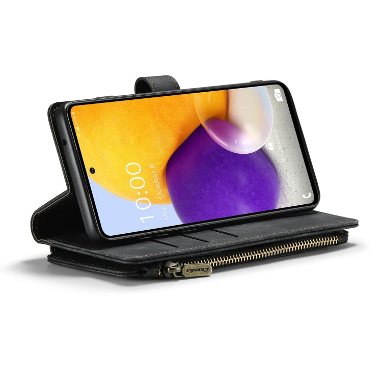 For Samsung Galaxy A72 CaseMe-C30 Multifunctional Horizontal Flip PU + TPU Phone Case(Black) - Galaxy Phone Cases by CaseMe | Online Shopping South Africa | PMC TechLife | Buy Now Pay Later Mobicred