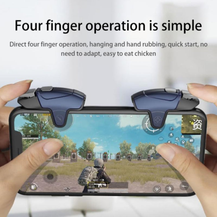MeMo AK02 Burst Shooting Capacitive Mobile Phone Gamepad(Blue) - Handle Shooter by PMC TechLife | Online Shopping South Africa | PMC TechLife