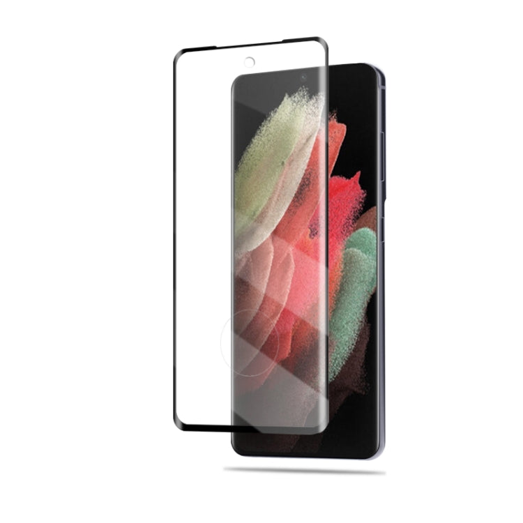 For Samsung Galaxy S22 Ultra 5G mocolo 9H 3D Full Screen Curved Surface Film(Black) - Galaxy S22 Ultra 5G Tempered Glass by mocolo | Online Shopping South Africa | PMC TechLife | Buy Now Pay Later Mobicred