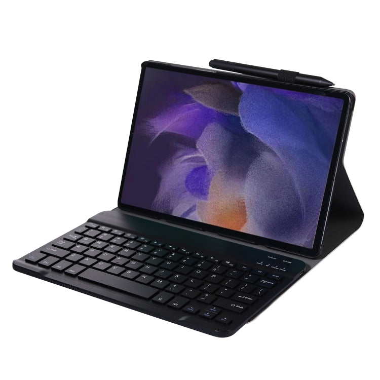 A08 Ultra-thin Bluetooth Keyboard Leather Case For Samsung Galaxy Tab A8 2021 SM-X205 / SM-X200(Black) - free shipping - PMC TechLife - Order now!