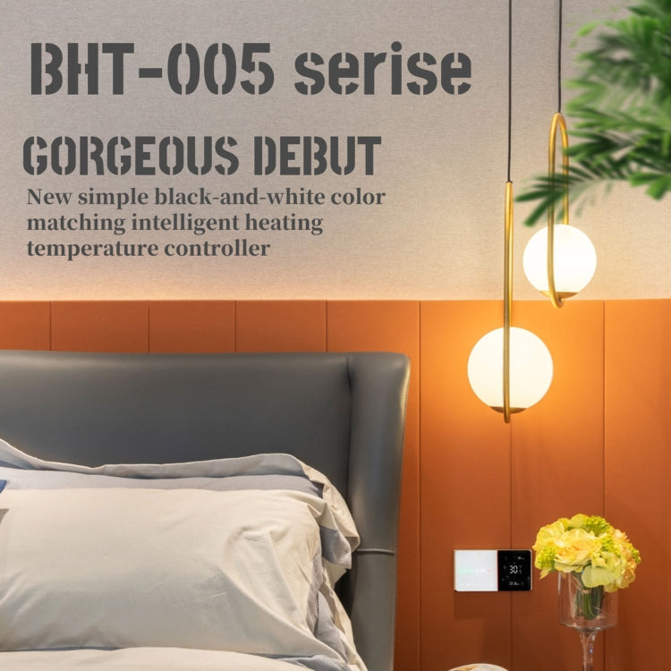 BHT-005-GALW 220V AC 3A Smart Home Heating Thermostat for EU Box, Control Water Heating with Only Internal Sensor & WIFI Connection - free shipping - PMC TechLife - Order now!
