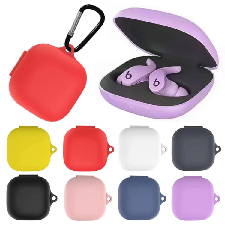 Pure Color Silicone Earphone Protective Case with Hook For Beats Fit Pro(Grass Green) - Other Case by PMC TechLife | Online Shopping South Africa | PMC TechLife