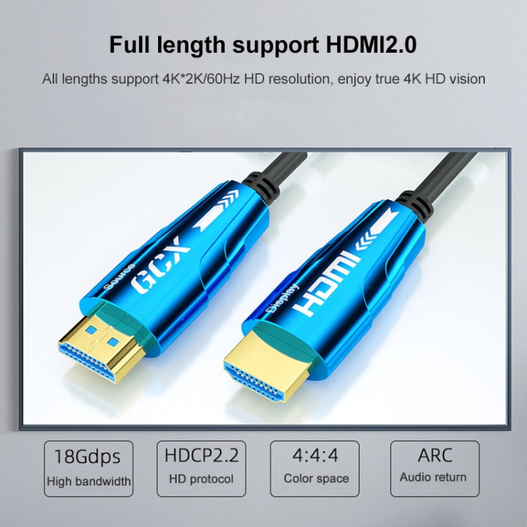 HDMI 2.0 Male to HDMI 2.0 Male 4K HD Active Optical Cable, Cable Length:30m - Audio Optical Cables by PMC TechLife | Online Shopping South Africa | PMC TechLife