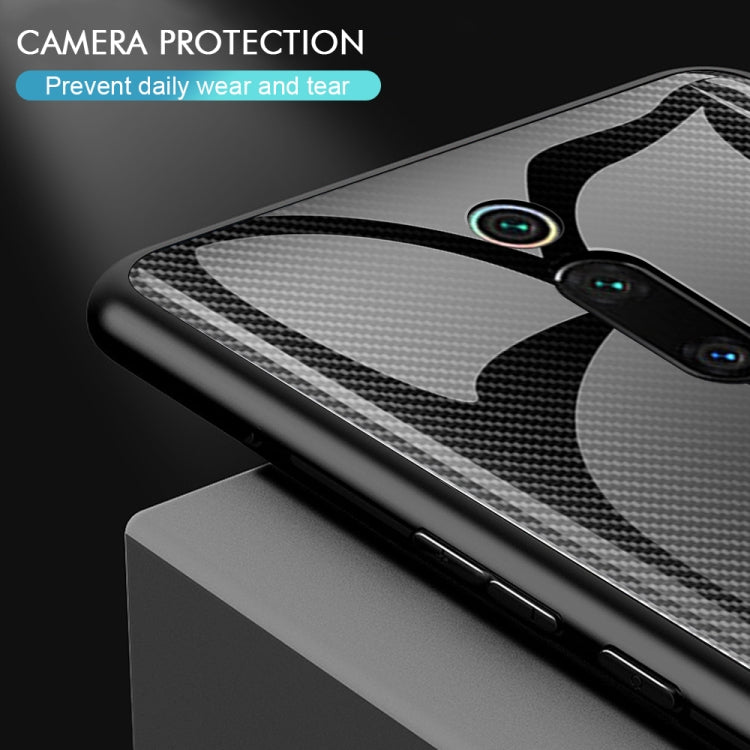 For Xiaomi Redmi K20 / K20 Pro / 9T Texture Gradient Glass Protective Case(Blue) - free shipping - PMC TechLife - Order now!