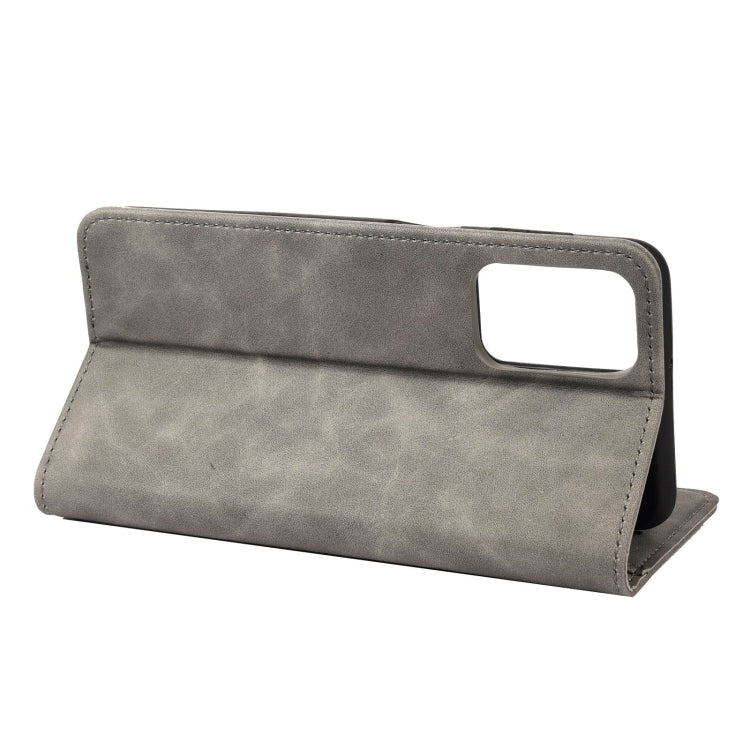 For Xiaomi Redmi Note 11 Pro Skin Feel Splicing Leather Phone Case(Grey) - Xiaomi Cases by PMC TechLife | Online Shopping South Africa | PMC TechLife | Buy Now Pay Later Mobicred