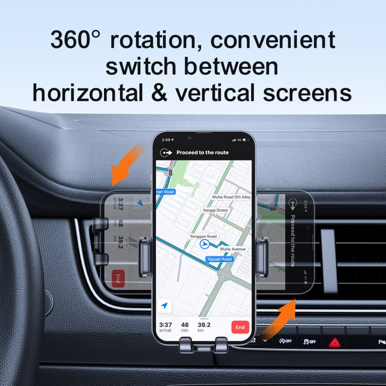 JOYROOM JR-ZS283 Air Vent Car Phone Holder(Black) - free shipping - PMC TechLife - Order now!