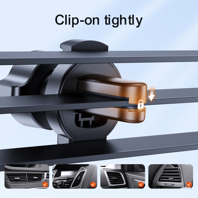 JOYROOM JR-ZS283 Air Vent Car Phone Holder(Black) - free shipping - PMC TechLife - Order now!