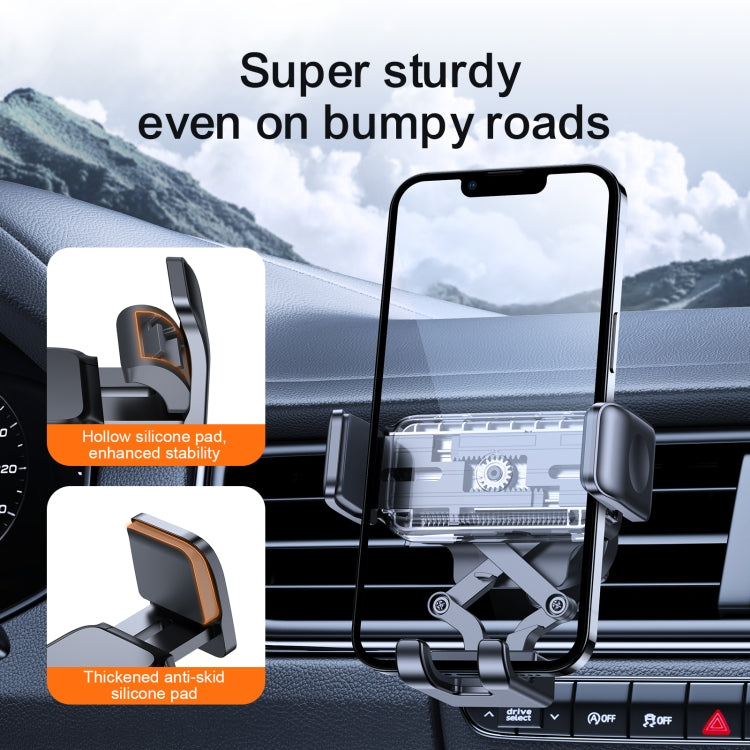 JOYROOM JR-ZS283 Air Vent Car Phone Holder(Black) - free shipping - PMC TechLife - Order now!