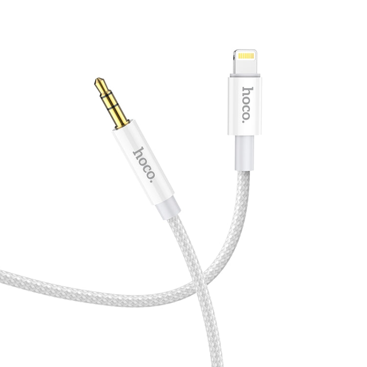 hoco UPA19 8 Pin Digital Audio Conversion Cable, Length: 1m(Silver) - Video & Audio Cable by hoco | Online Shopping South Africa | PMC Jewellery
