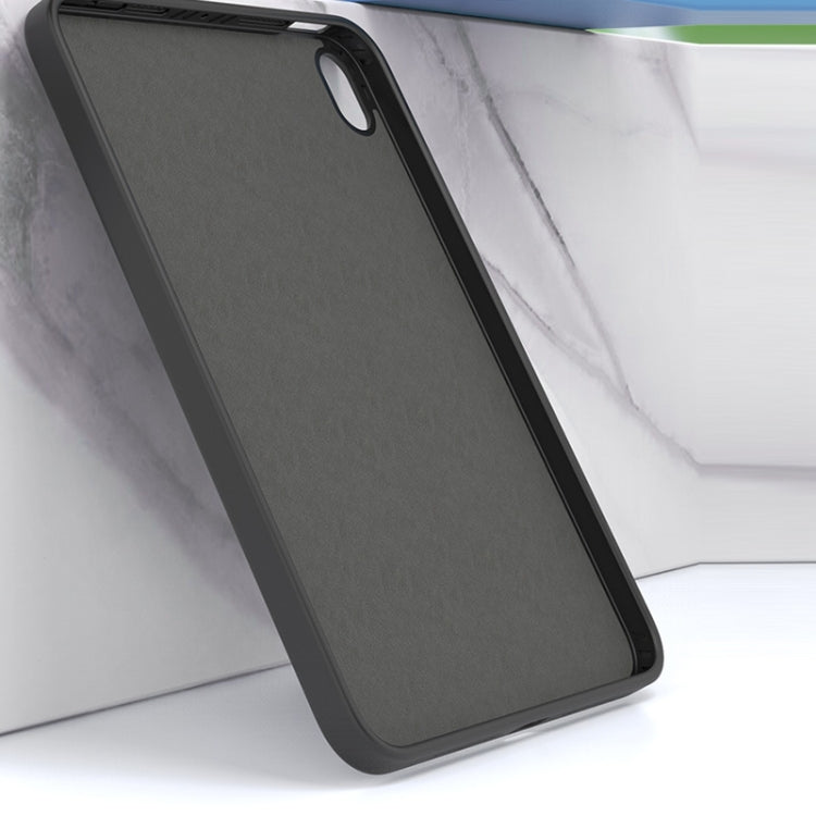 For iPad mini 2024 / mini 6 Mutural Silicone Microfiber Tablet Case(Midnight Blue) - free shipping - PMC TechLife - Order now!