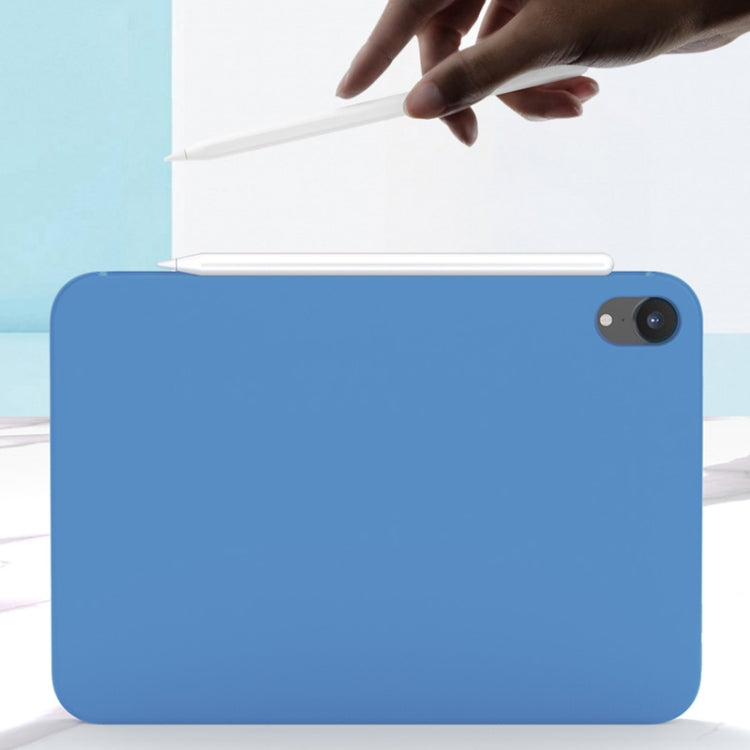 For iPad mini 2024 / mini 6 Mutural Silicone Microfiber Tablet Case(Midnight Blue) - free shipping - PMC TechLife - Order now!