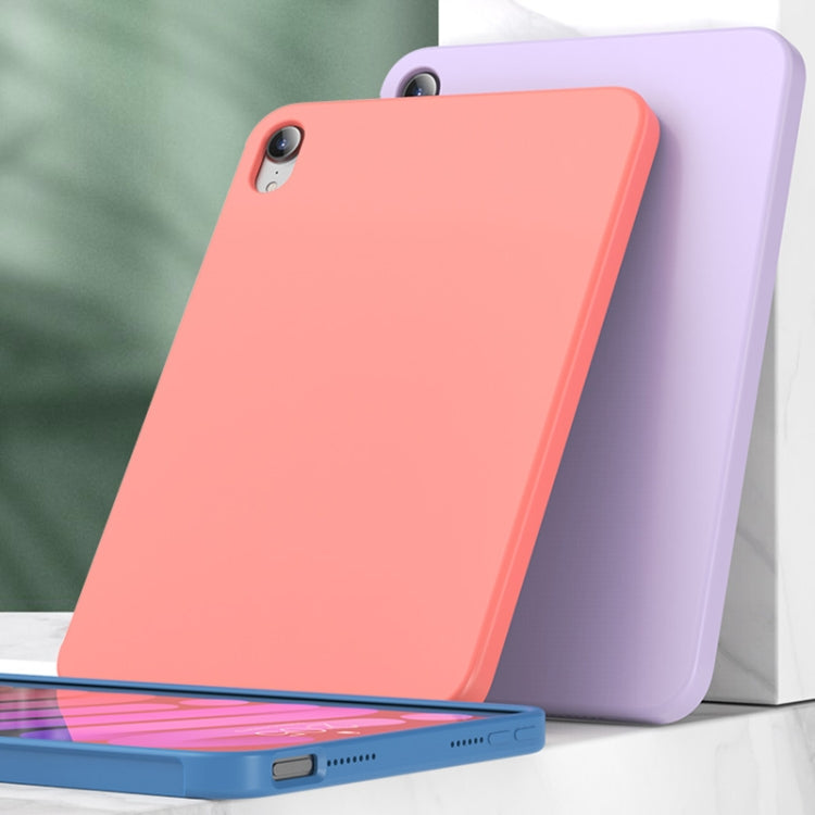 For iPad mini 2024 / mini 6 Mutural Silicone Microfiber Tablet Case(Lavender) - free shipping - PMC TechLife - Order now!