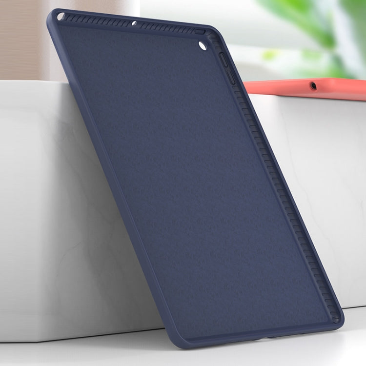 For iPad 10.2 2021 / 2020 / 2019 Mutural Silicone Microfiber Tablet Case(Sky Blue) - iPad 10.2 Cases by Mutural | Online Shopping South Africa | PMC TechLife | Buy Now Pay Later Mobicred