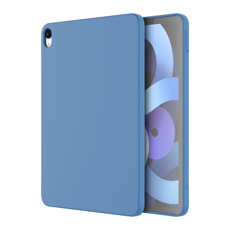 For iPad Air 11 2024 / Air 2022 /  Air 2020 10.9 Mutural Silicone Microfiber Tablet Case(Light Blue) - free shipping - PMC TechLife - Order now!