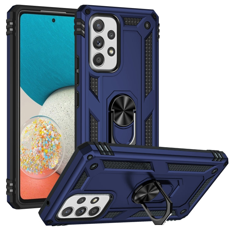 For Samsung Galaxy A53 5G Shockproof TPU + PC Phone Case(Blue) - free shipping - PMC TechLife - Order now!